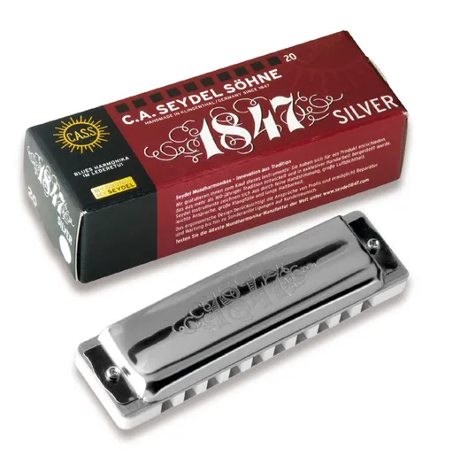Seydel Bluesharp 1847 Silver mit Verpackung