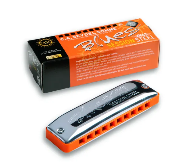 Seydel Bluesharp Session Steel mit Verpackung