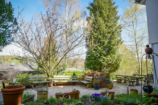 Seminar gaestehaus odenwald hessen terrasse sitzbereich