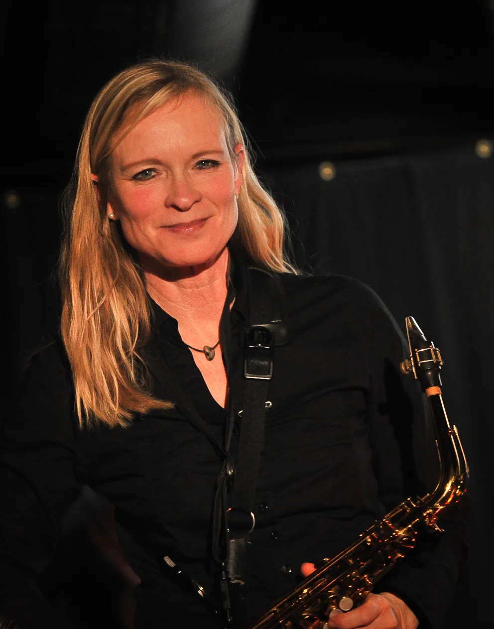 Anke Schimpf unterrichtet Saxofon in einem Workshop der Acoustic Music School