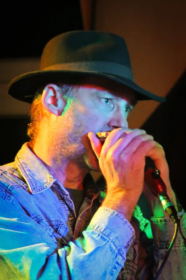 Martin Krüger - beim Bluesharp-Live-Auftritt
