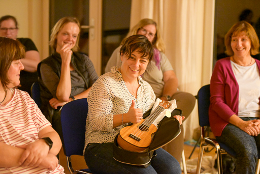 Workshop Let’s Play Ukulele Seminarhof Hensellek 2019 (© Acoustic Music School)