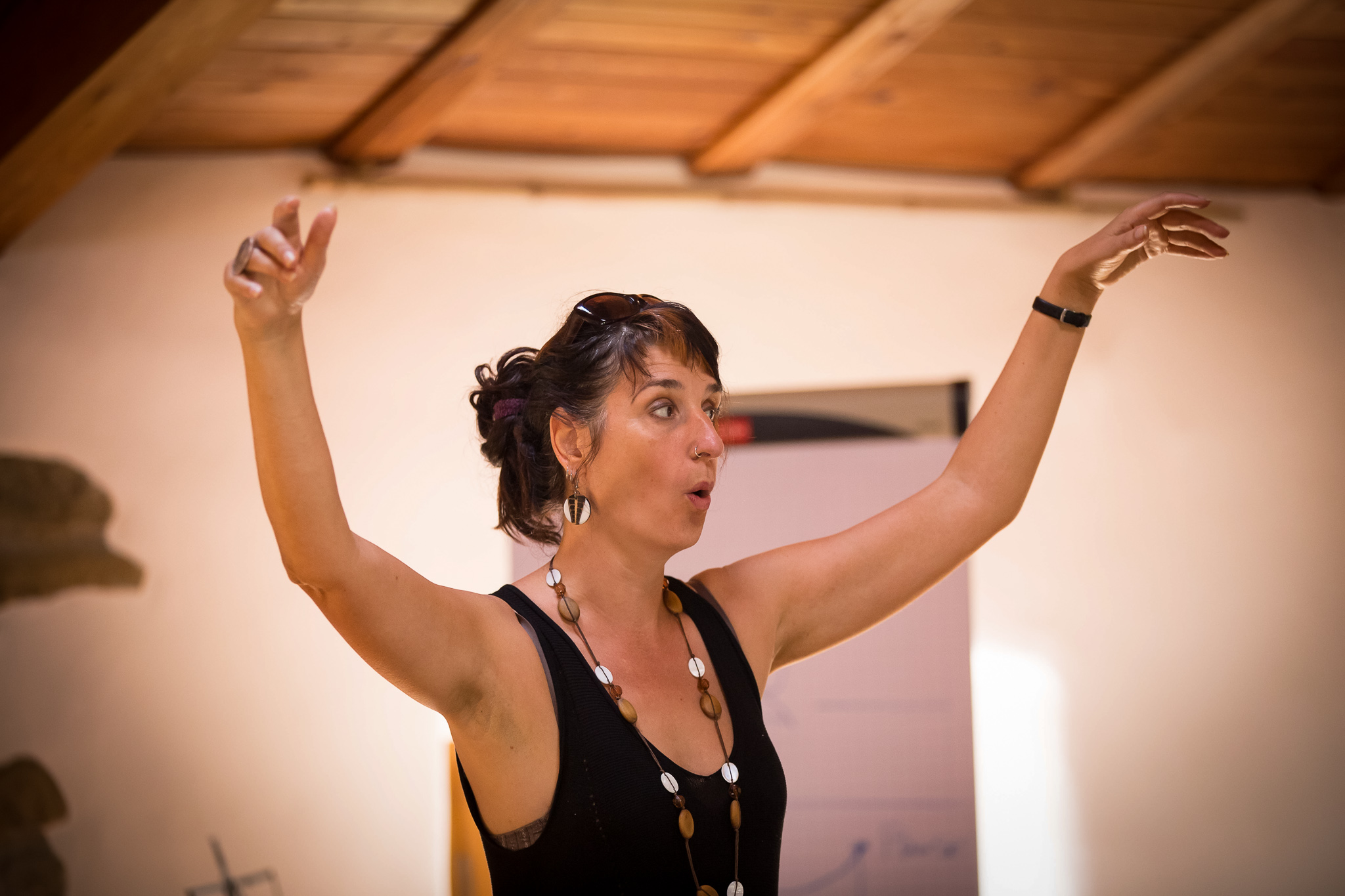 Dozentin Antje Mallwitz beim Singen Workshop 2015
